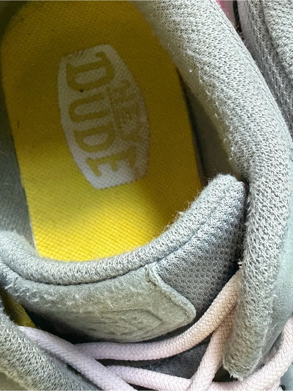 Hey Dude Casual Socks in Grey and Yellow